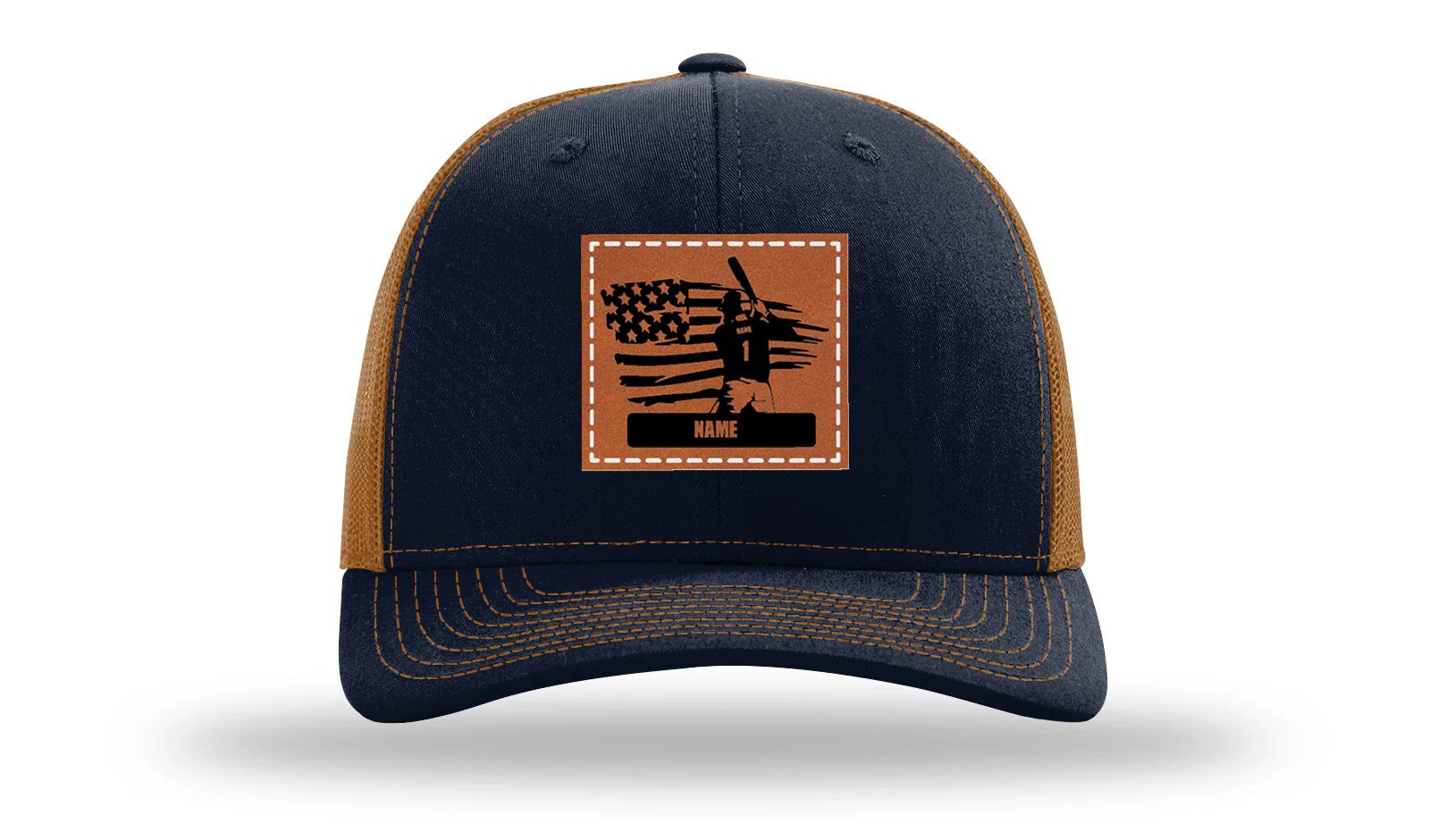Baseball Player 2  Leather Patch Richardson 112 Hat - Image 26