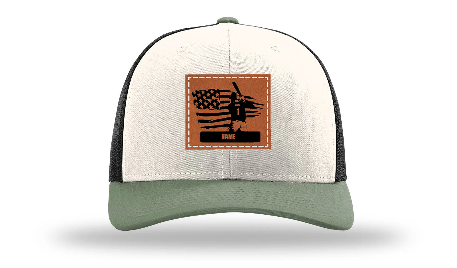 Baseball Player 2  Leather Patch Richardson 112 Hat - Image 35