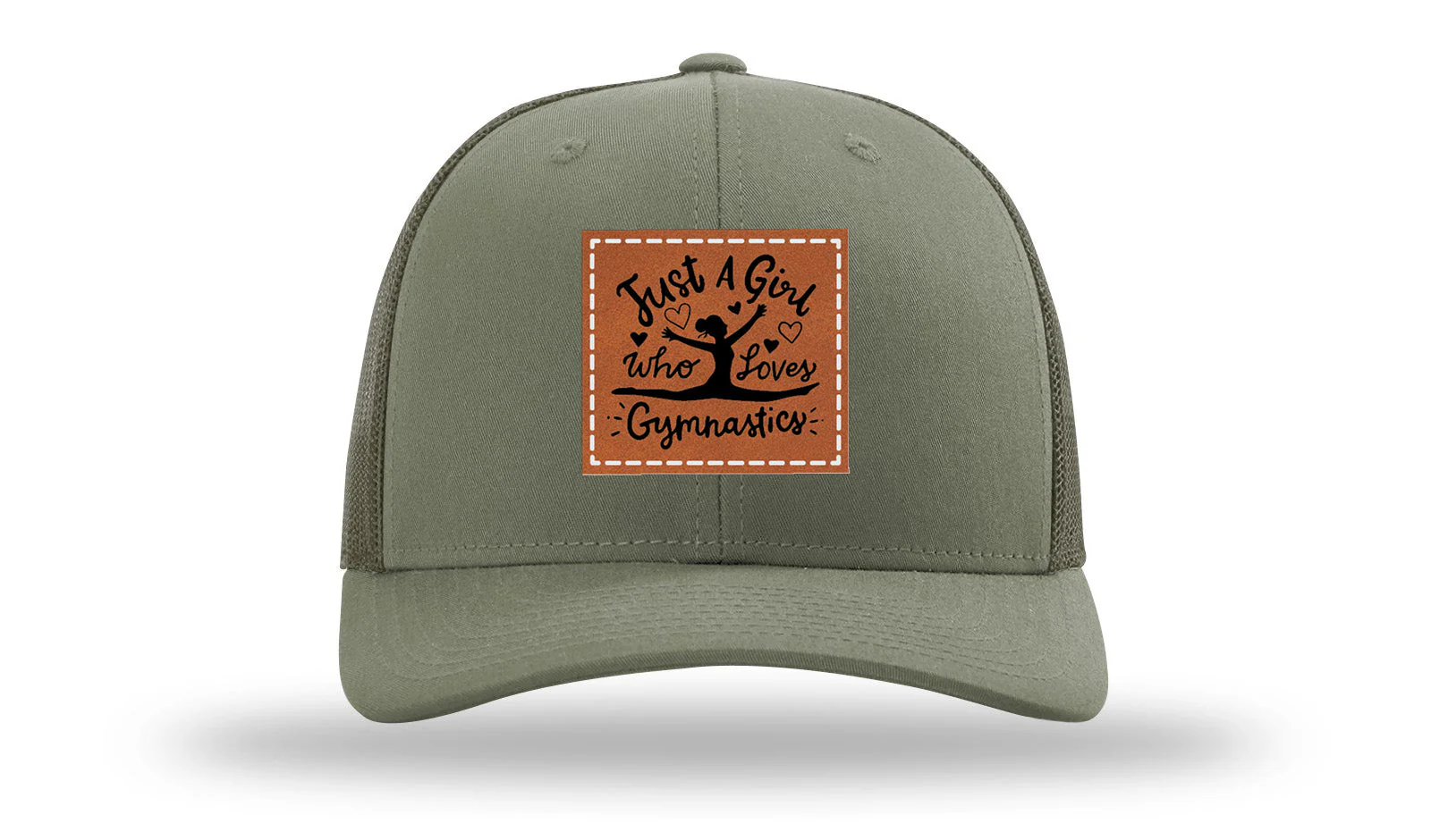 Gymnastics Leather Patch Richardson 112 Hat - Image 3