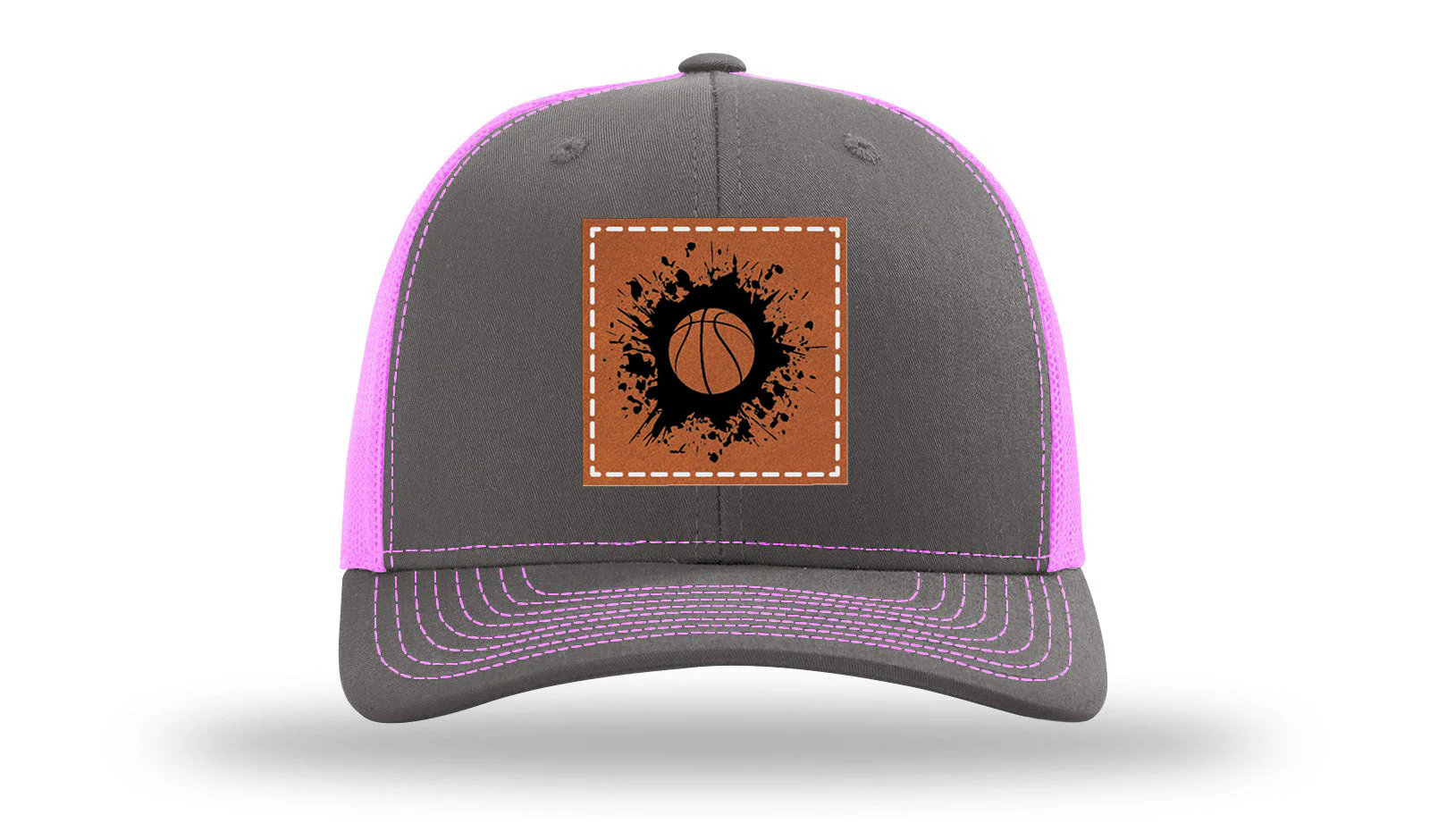 Basketball Leather Patch Richardson 112 Hat - Image 15