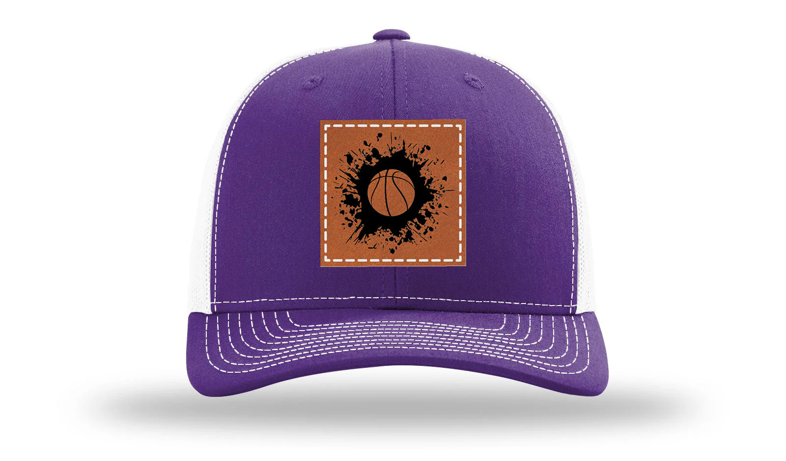 Basketball Leather Patch Richardson 112 Hat - Image 30
