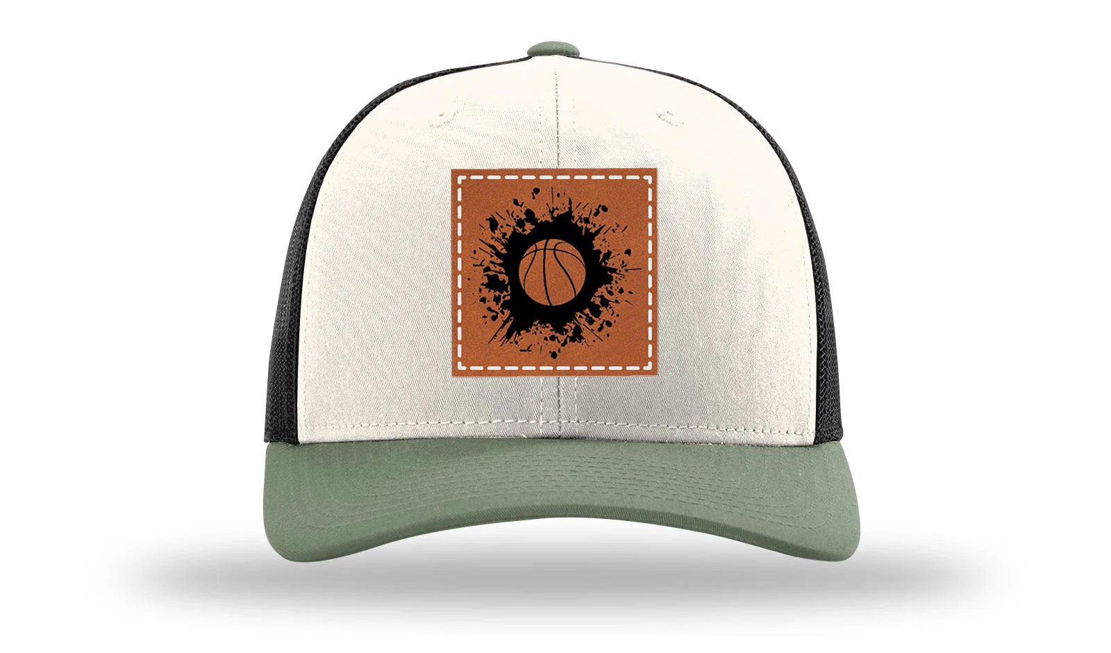 Basketball Leather Patch Richardson 112 Hat - Image 35