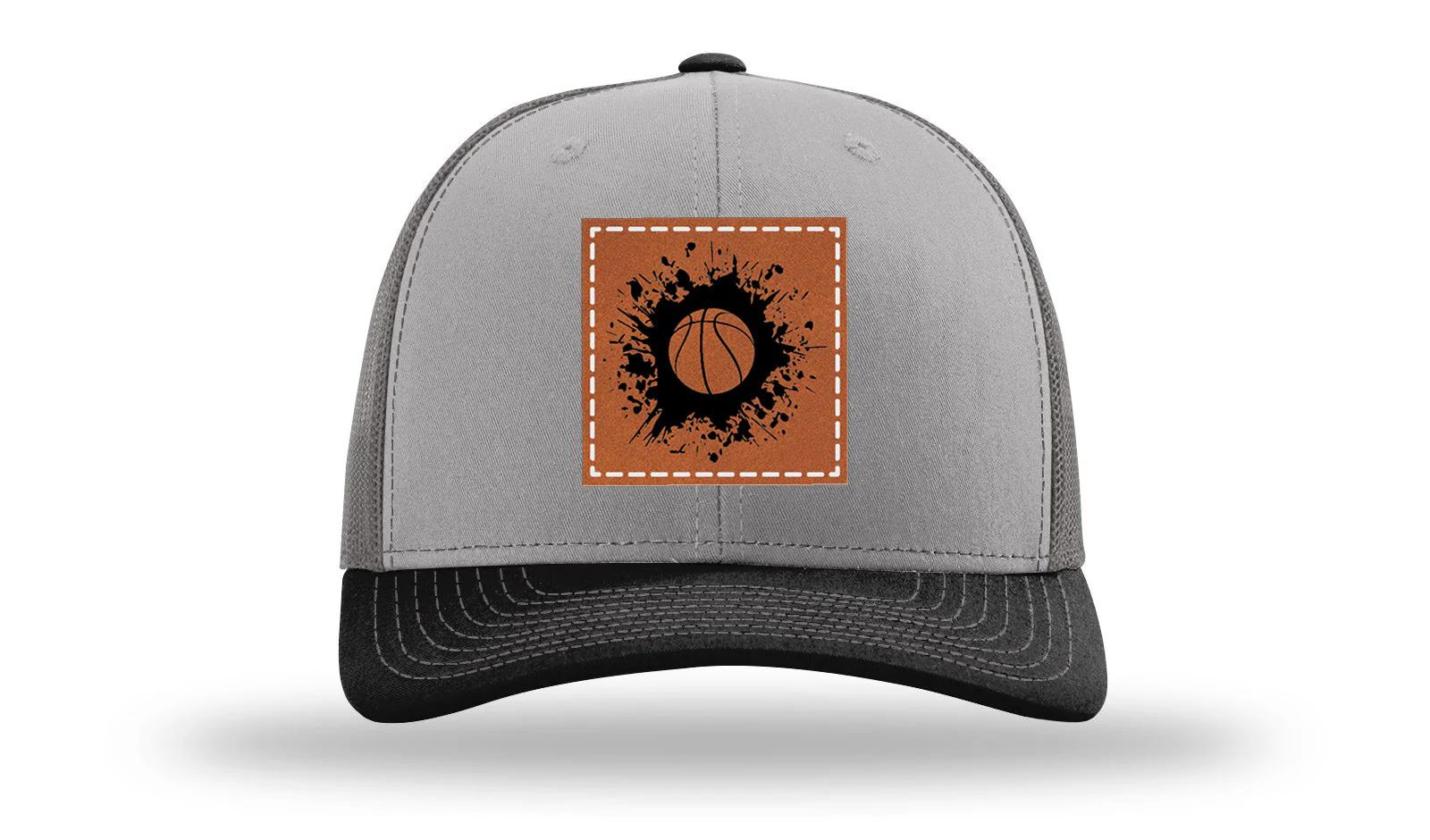 Basketball Leather Patch Richardson 112 Hat - Image 36
