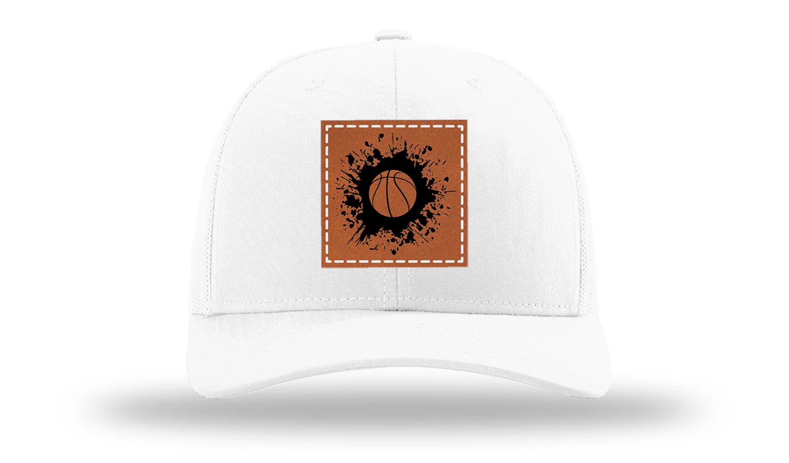 Basketball Leather Patch Richardson 112 Hat - Image 5