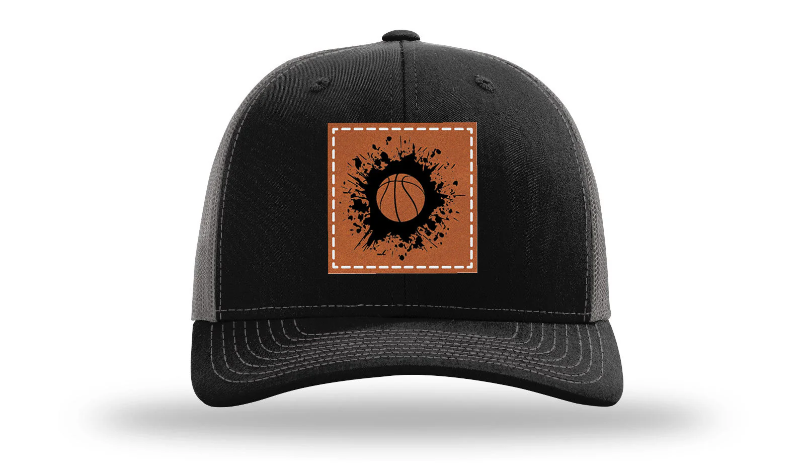 Basketball Leather Patch Richardson 112 Hat - Image 6
