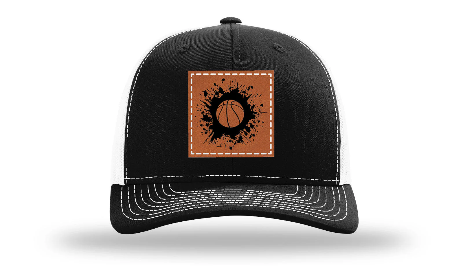 Basketball Leather Patch Richardson 112 Hat - Image 7