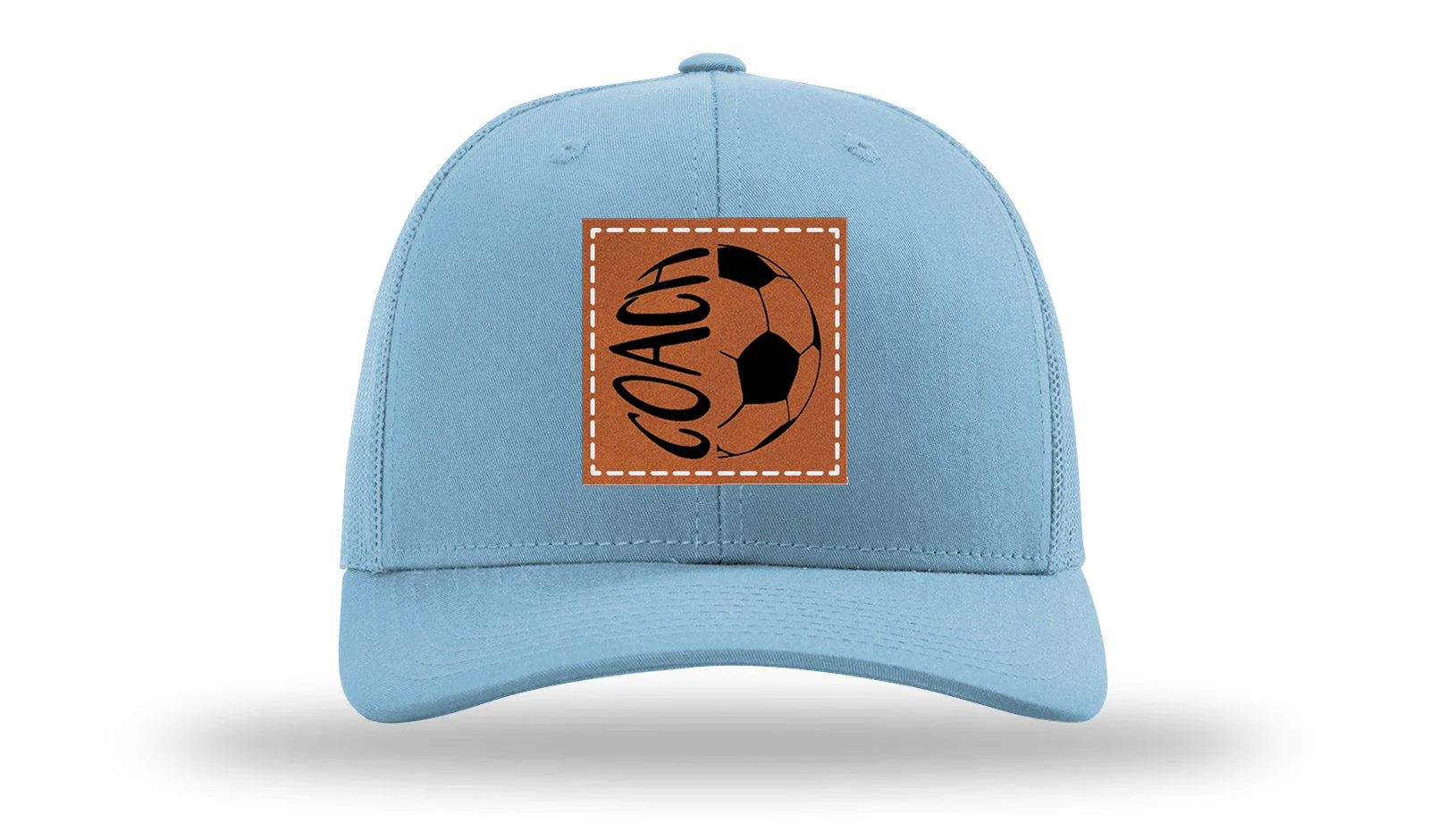 Soccer Coach 2 Leather Patch Richardson 112 Hat - Image 2