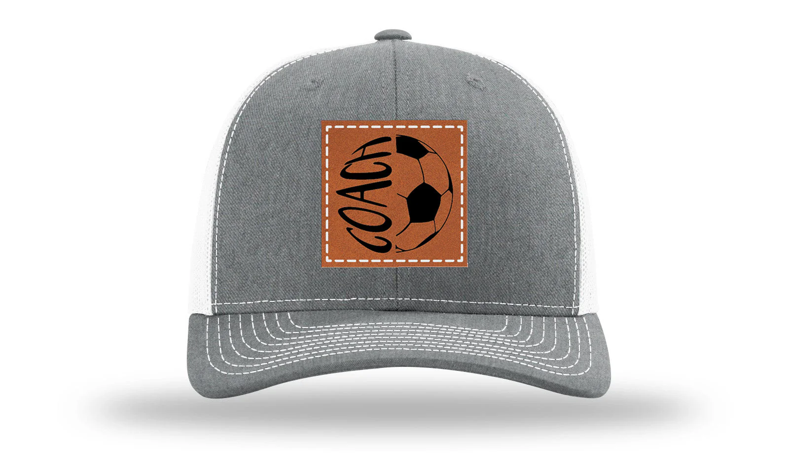 Soccer Coach 2 Leather Patch Richardson 112 Hat - Image 21