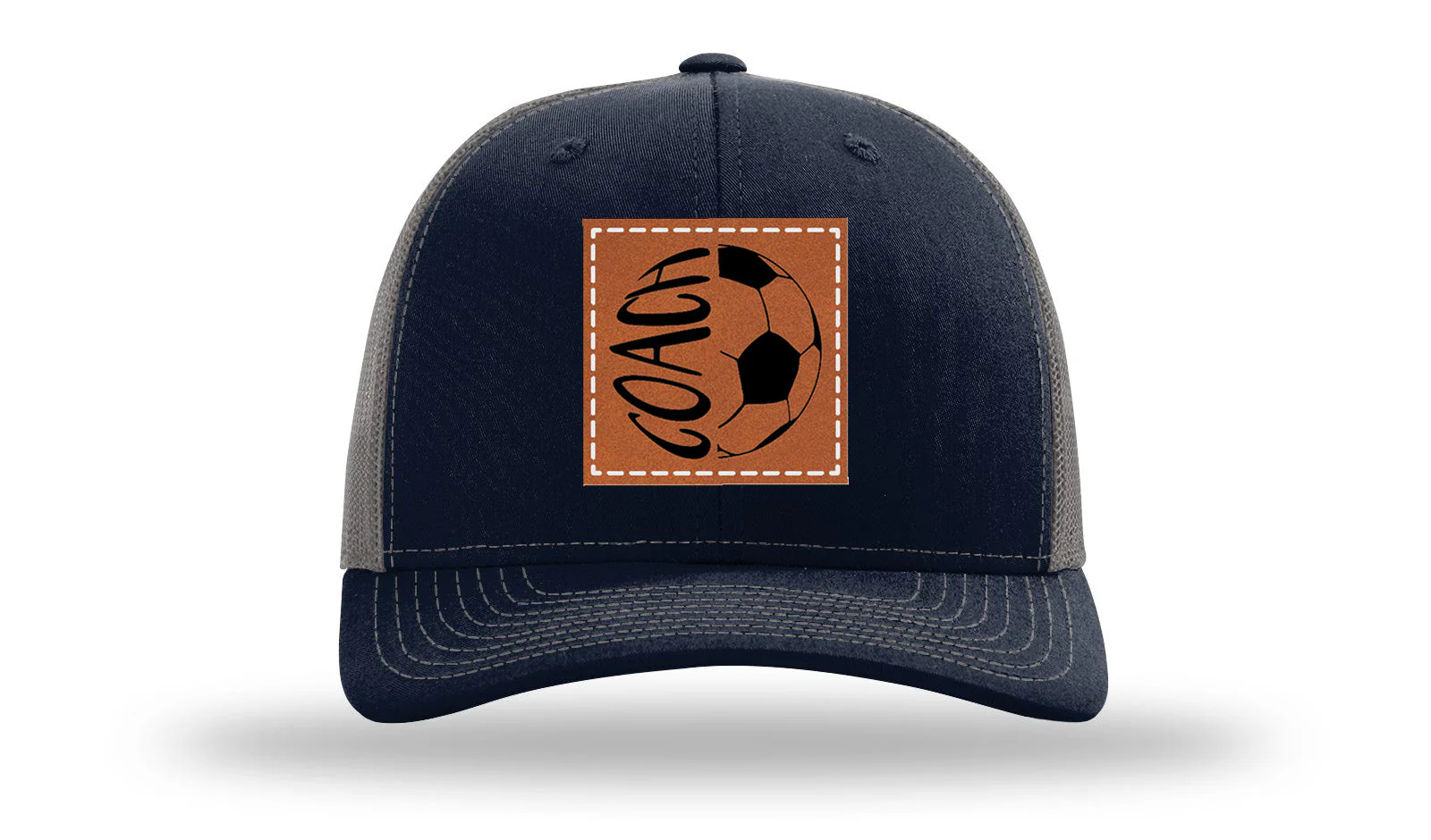 Soccer Coach 2 Leather Patch Richardson 112 Hat - Image 27