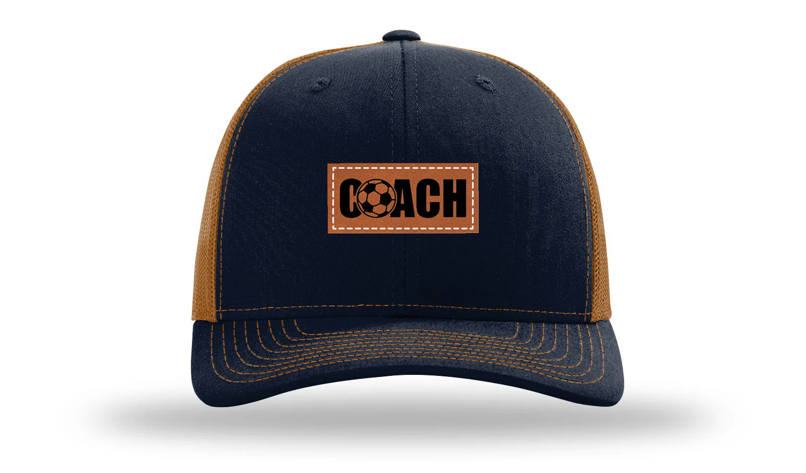 Soccer Coach Leather Patch Richardson 112 Hat - Image 26