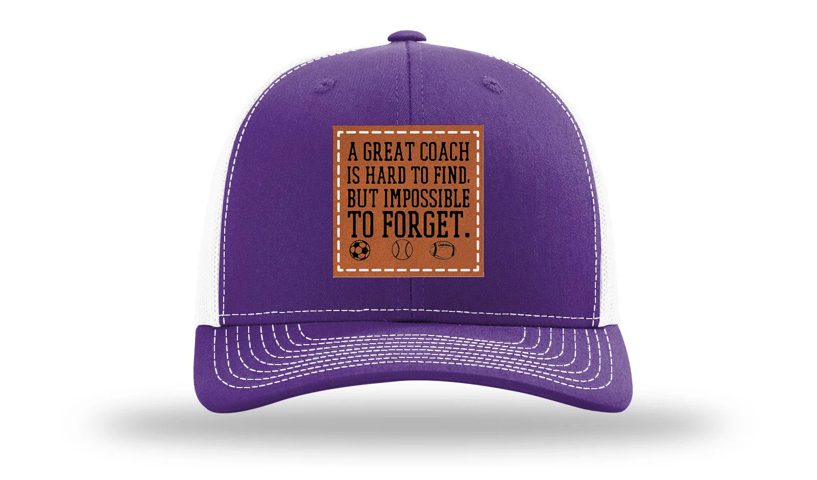 Great Coach Leather Patch Richardson 112 Hat - Image 30