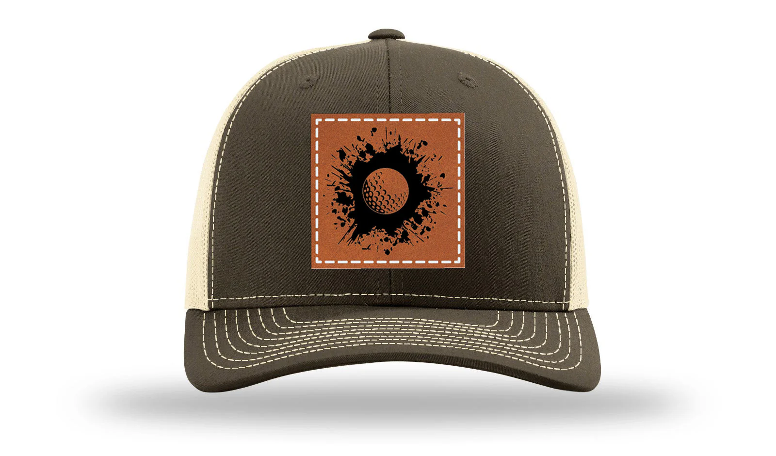 Golf Leather Patch Richardson 112 Hat - Image 17