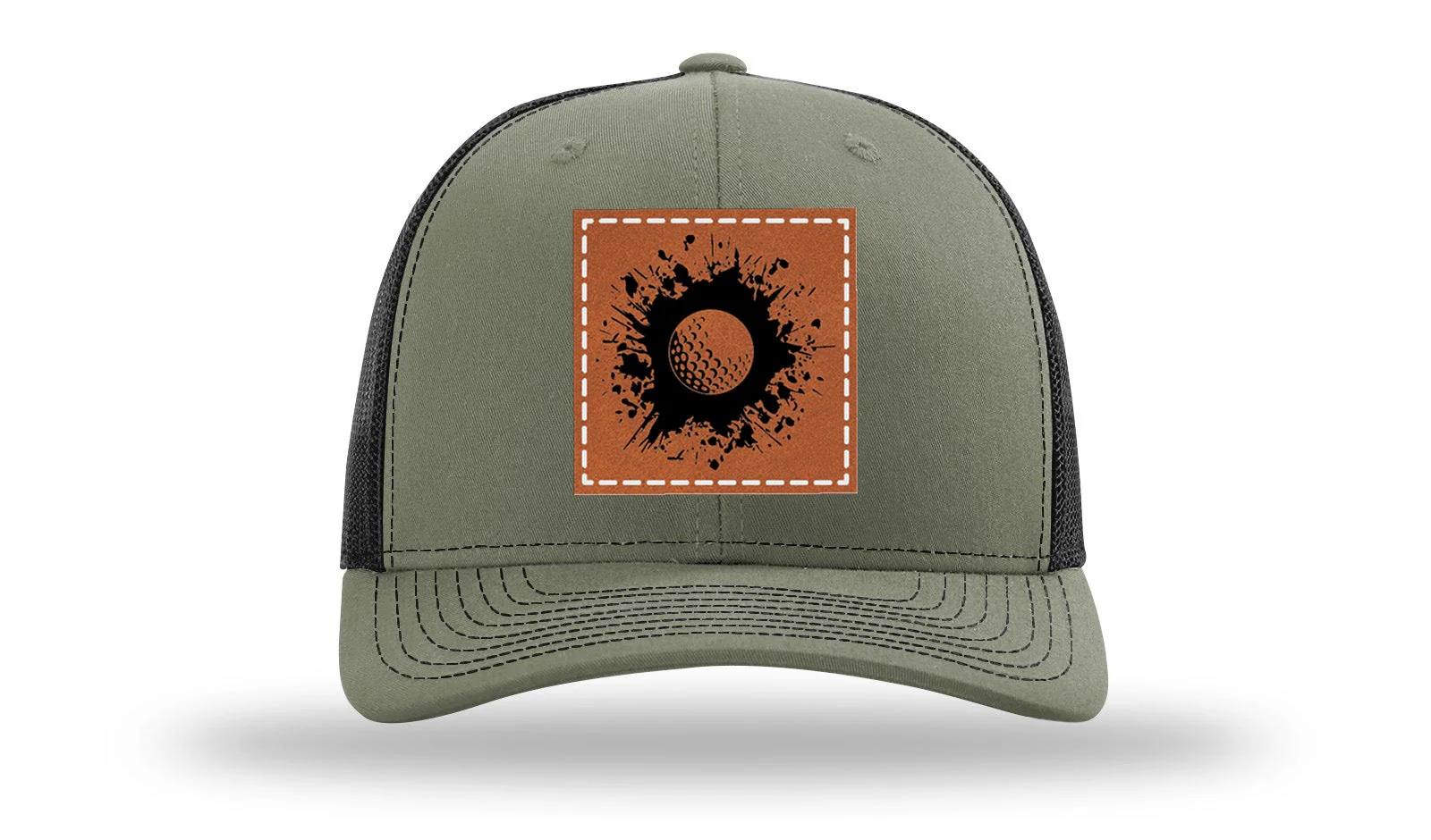Golf Leather Patch Richardson 112 Hat - Image 25