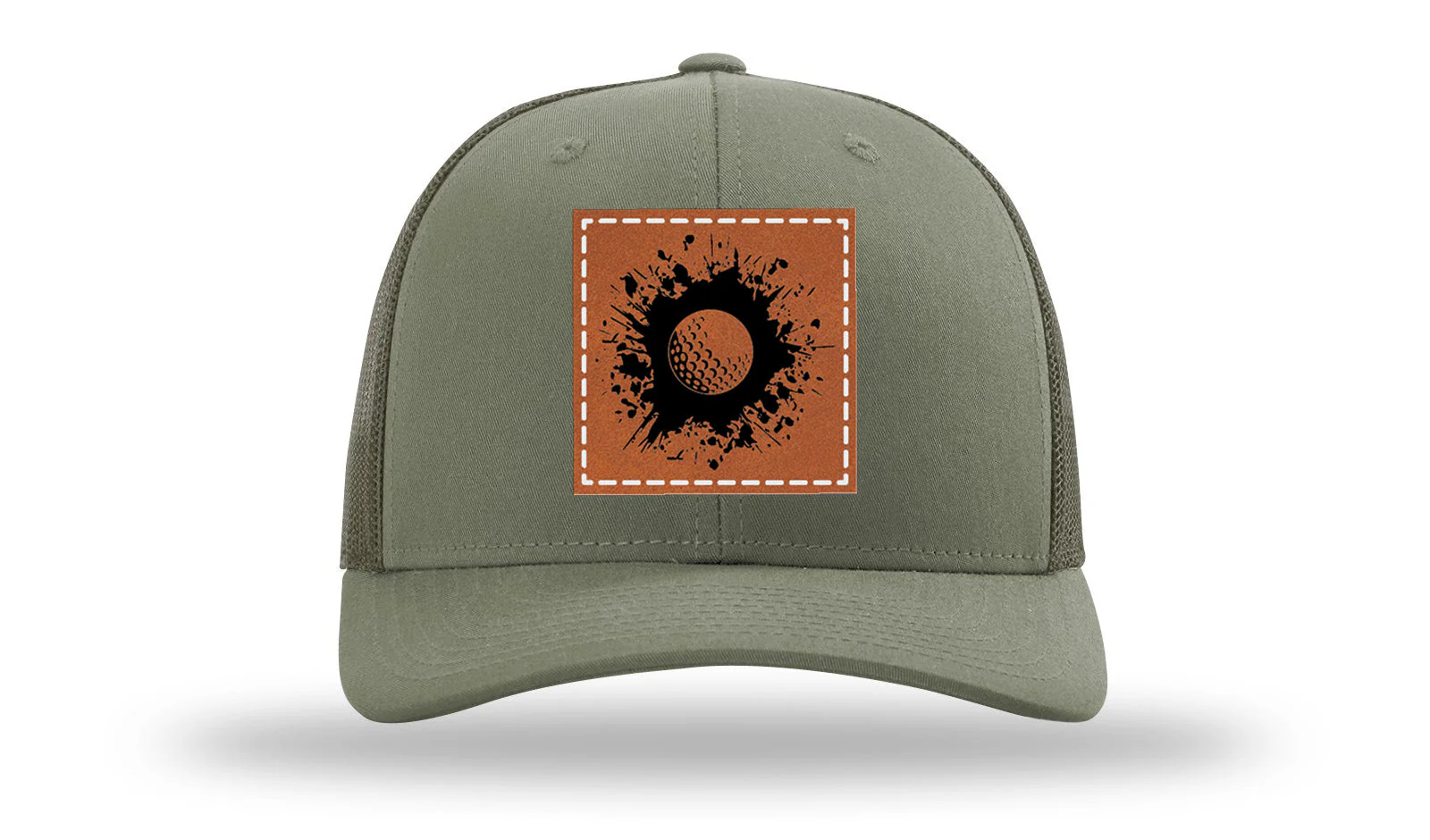 Golf Leather Patch Richardson 112 Hat - Image 3