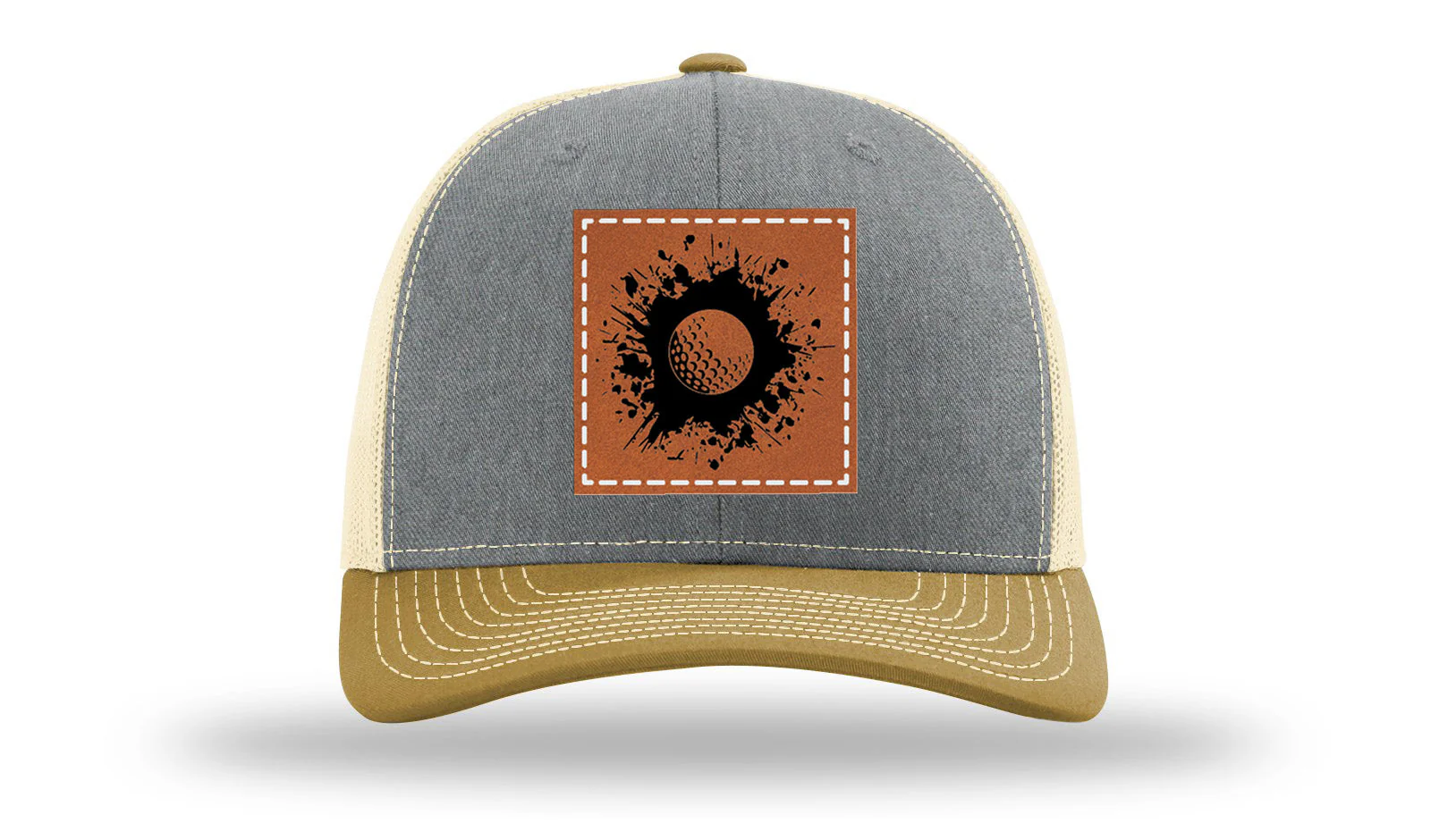 Golf Leather Patch Richardson 112 Hat - Image 37