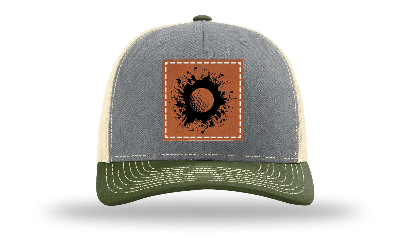 Golf Leather Patch Richardson 112 Hat - Image 38