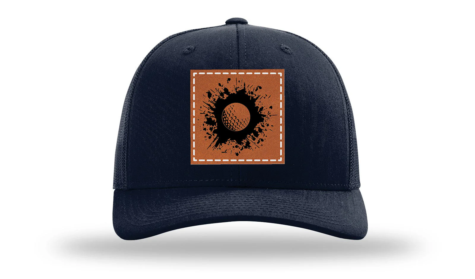 Golf Leather Patch Richardson 112 Hat - Image 4