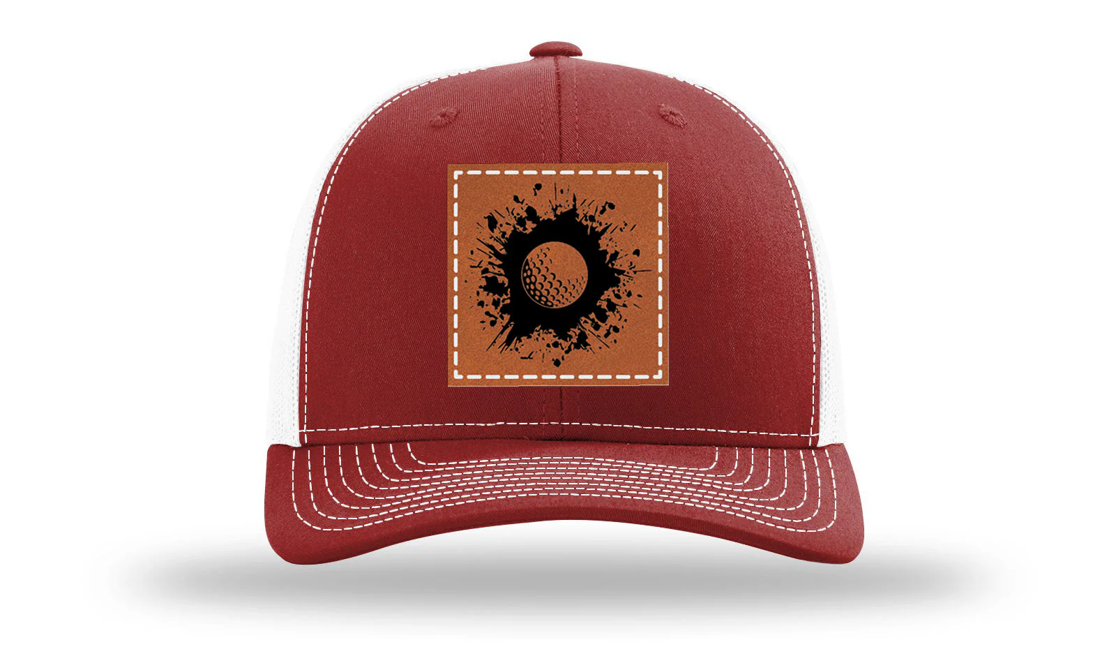 Golf Leather Patch Richardson 112 Hat - Image 9