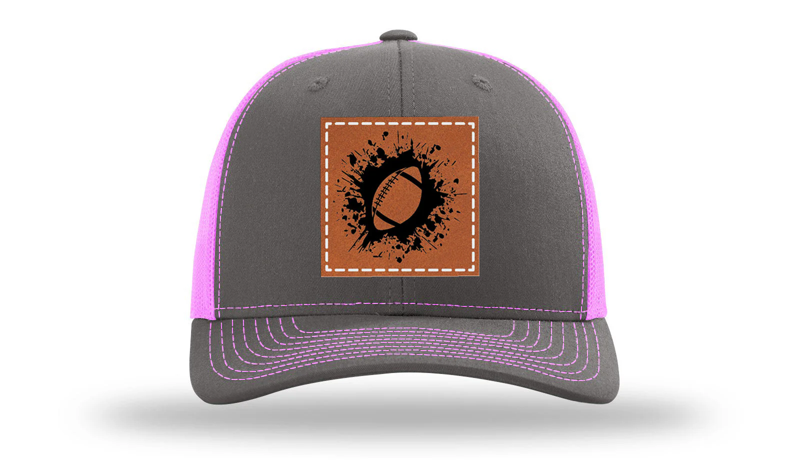 Football Leather Patch Richardson 112 Hat - Image 15