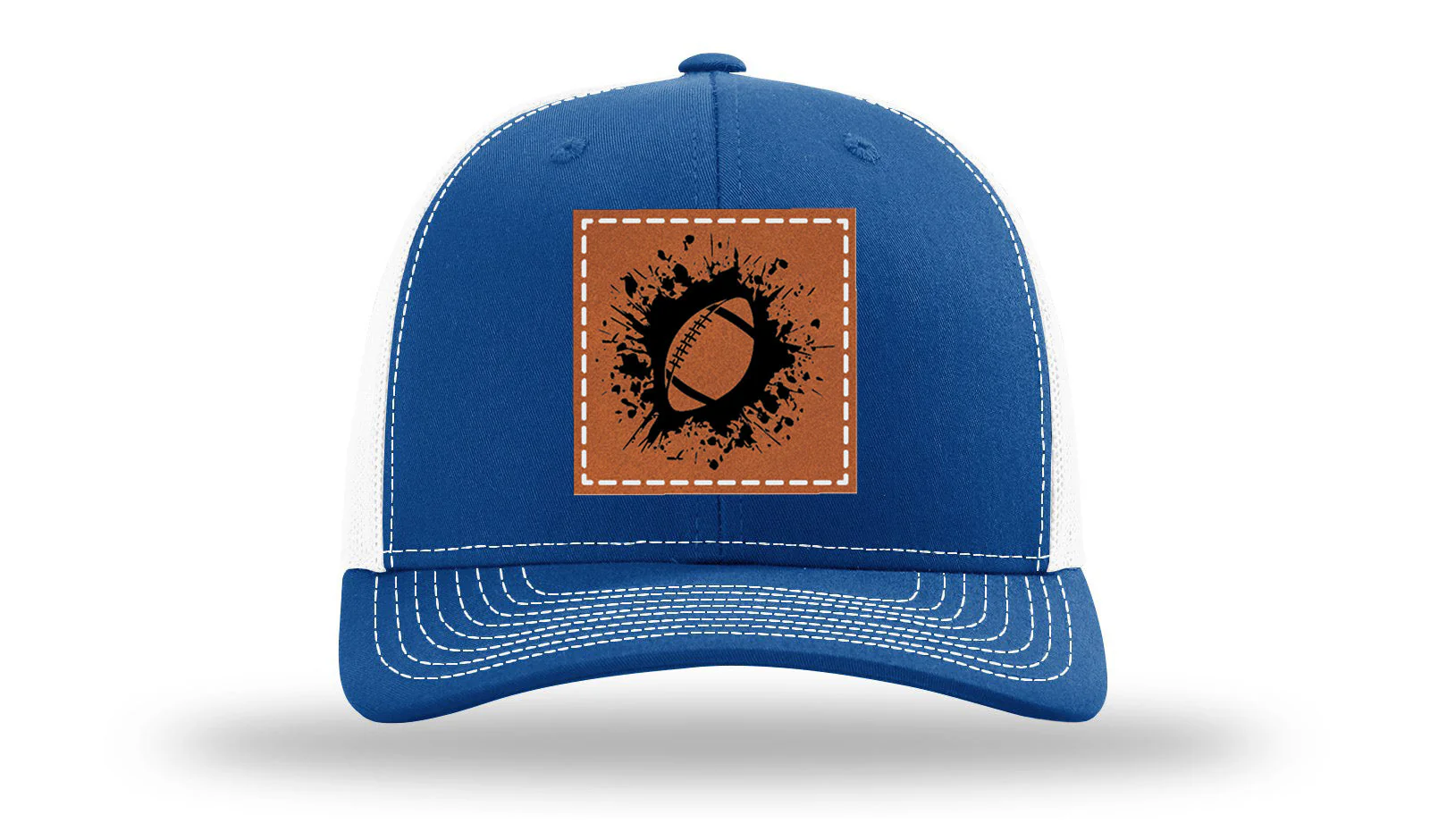 Football Leather Patch Richardson 112 Hat - Image 32