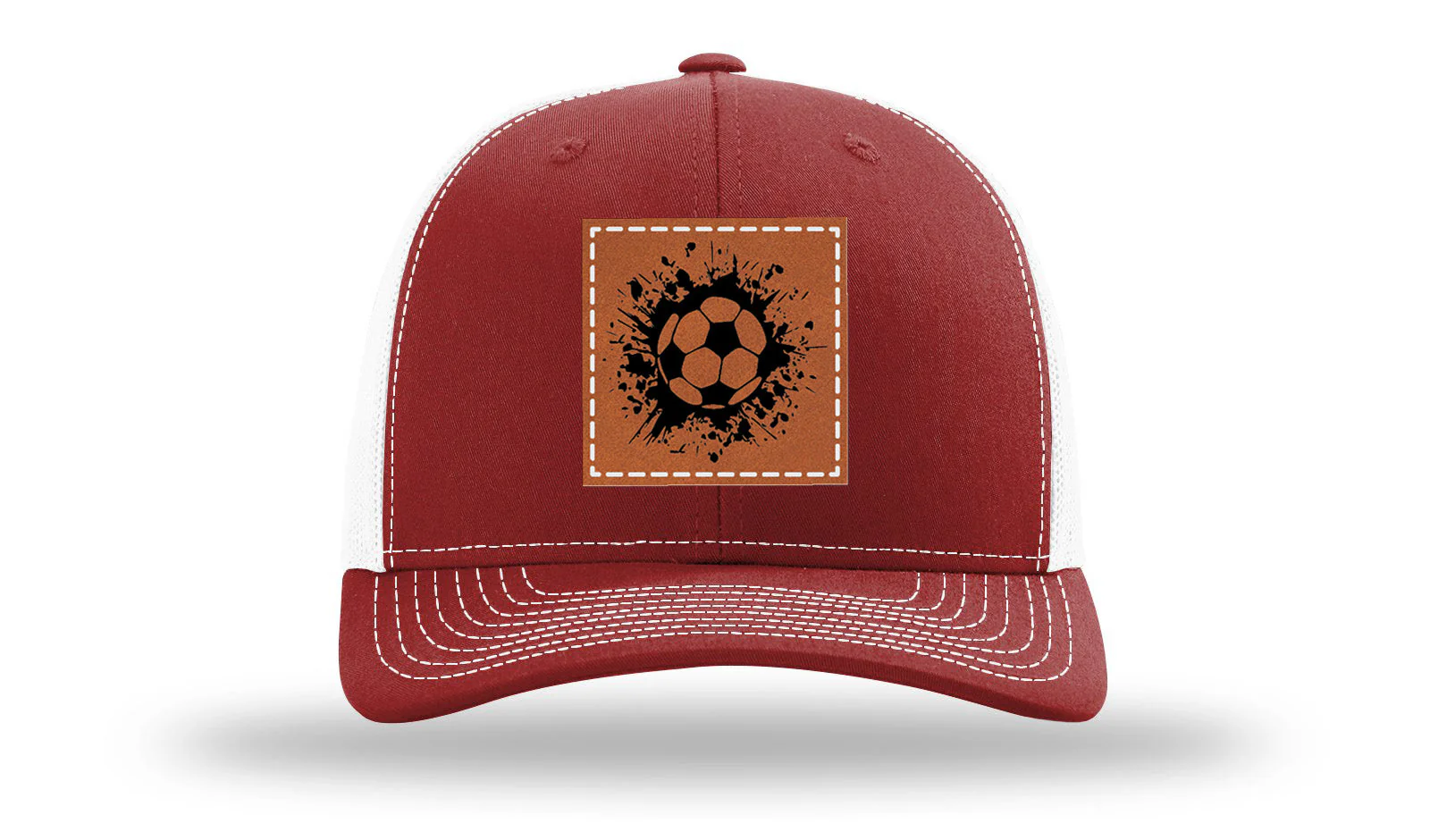 Soccer Leather Patch Richardson 112 Hat - Image 9