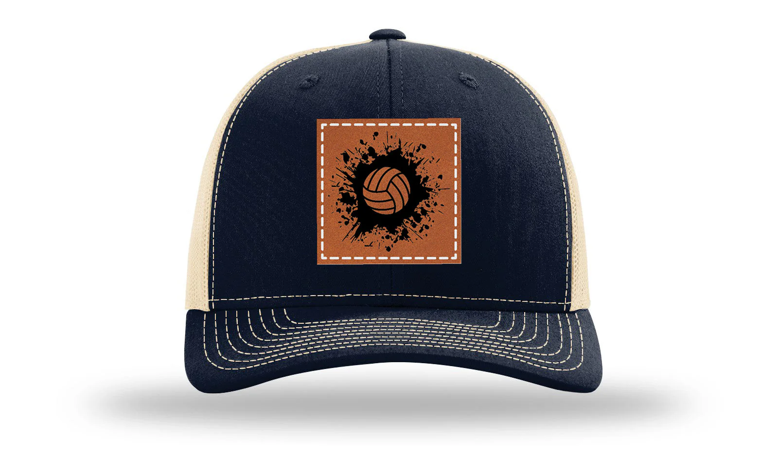 Volleyball Leather Patch Richardson 112 Hat - Image 28