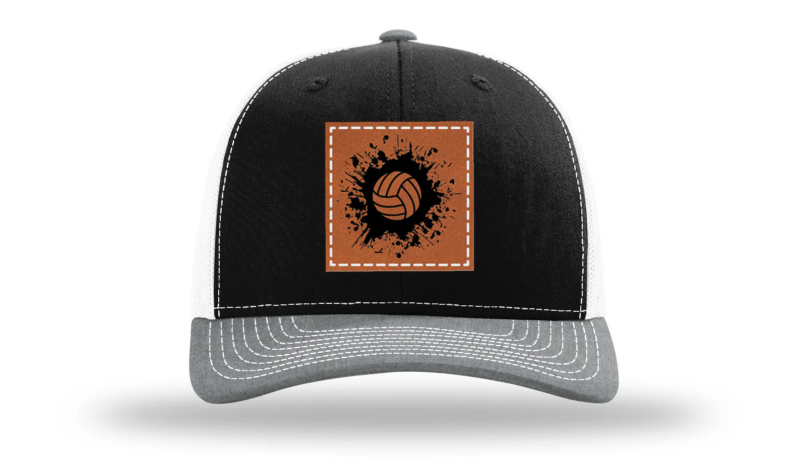 Volleyball Leather Patch Richardson 112 Hat - Image 33