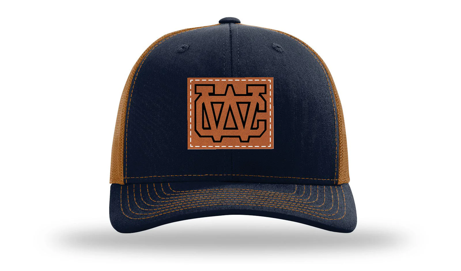 Warren County High School Tennessee Leather Patch Richardson 112 Hat - Image 26