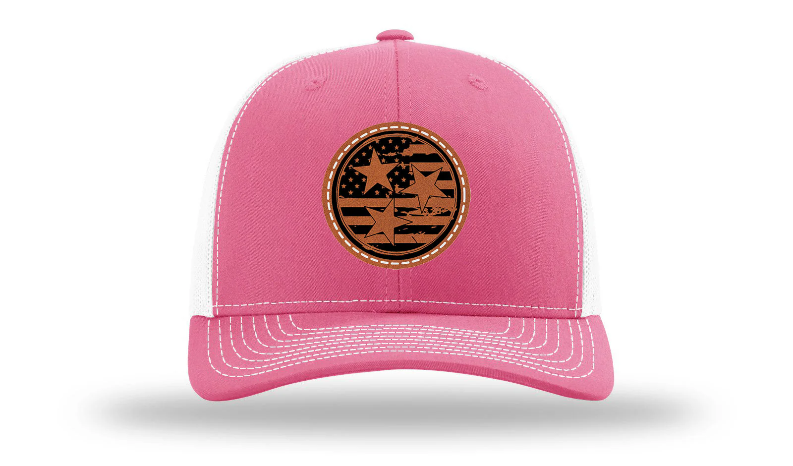 TN Tristar Flag Leather Patch Richardson 112 Hat - Image 23