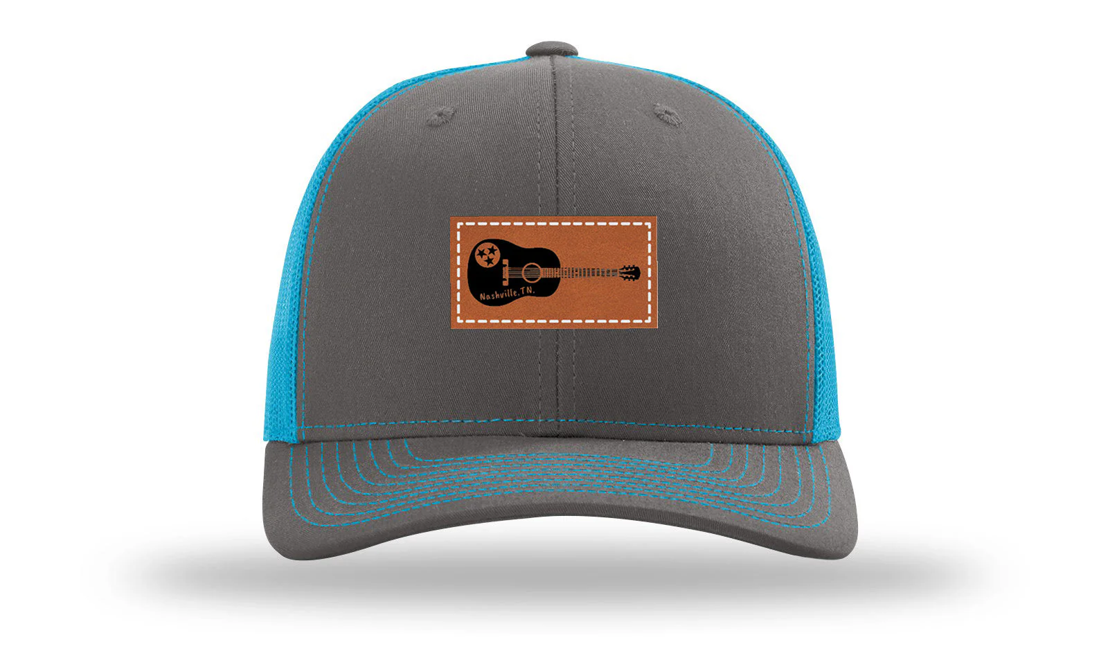 TN Guitar Leather Patch Richardson 112 Hat - Image 14