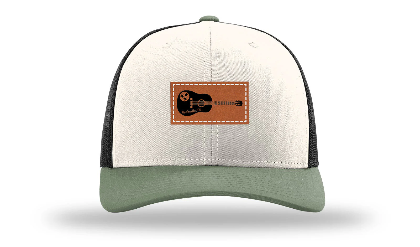 TN Guitar Leather Patch Richardson 112 Hat - Image 35