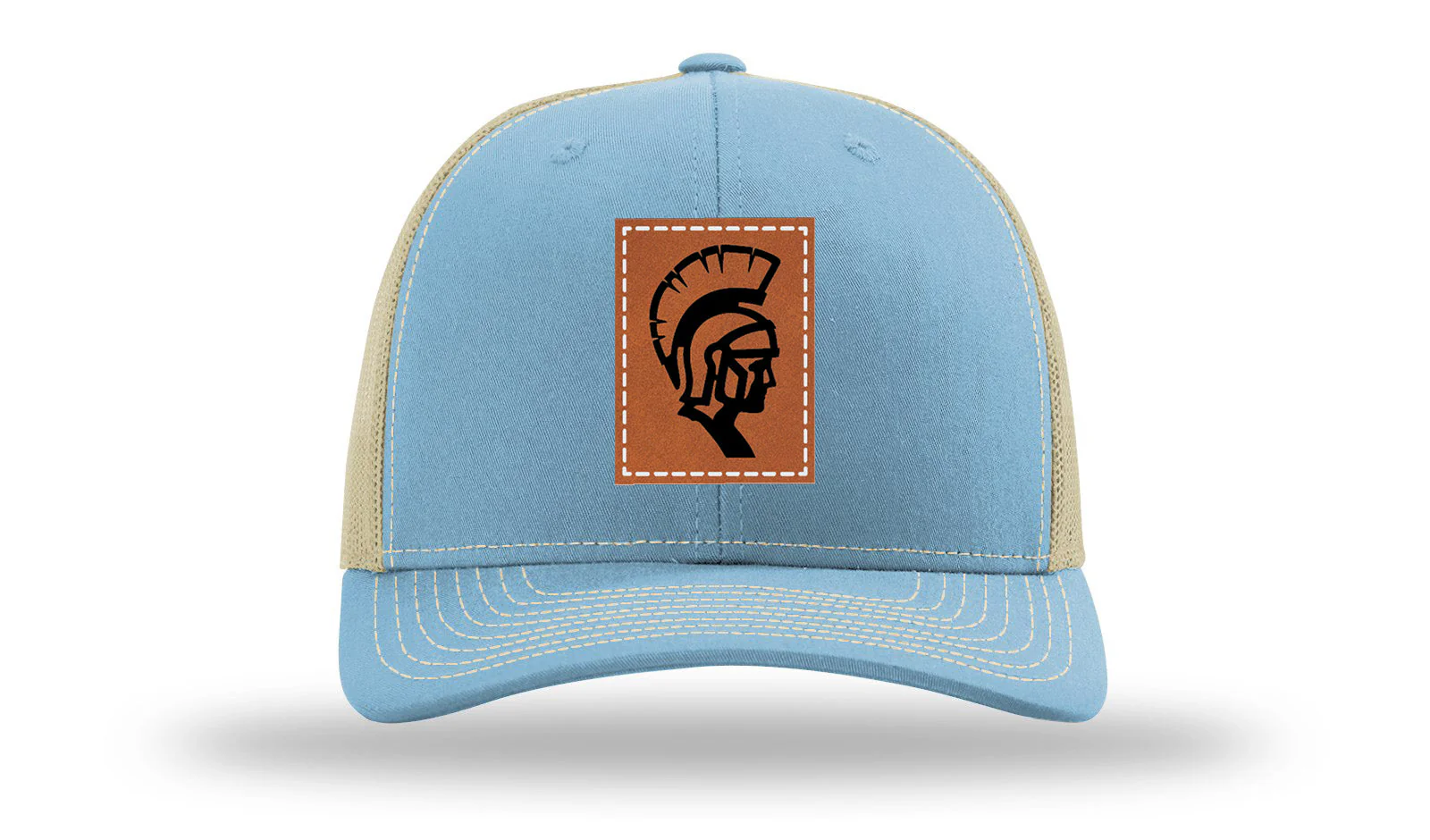 White County High School Warriors Leather Patch Richardson 112 Hat - Image 18