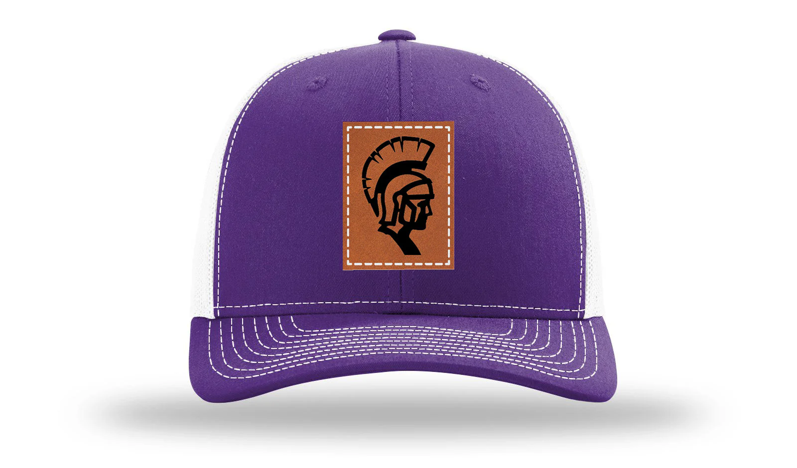 White County High School Warriors Leather Patch Richardson 112 Hat - Image 30