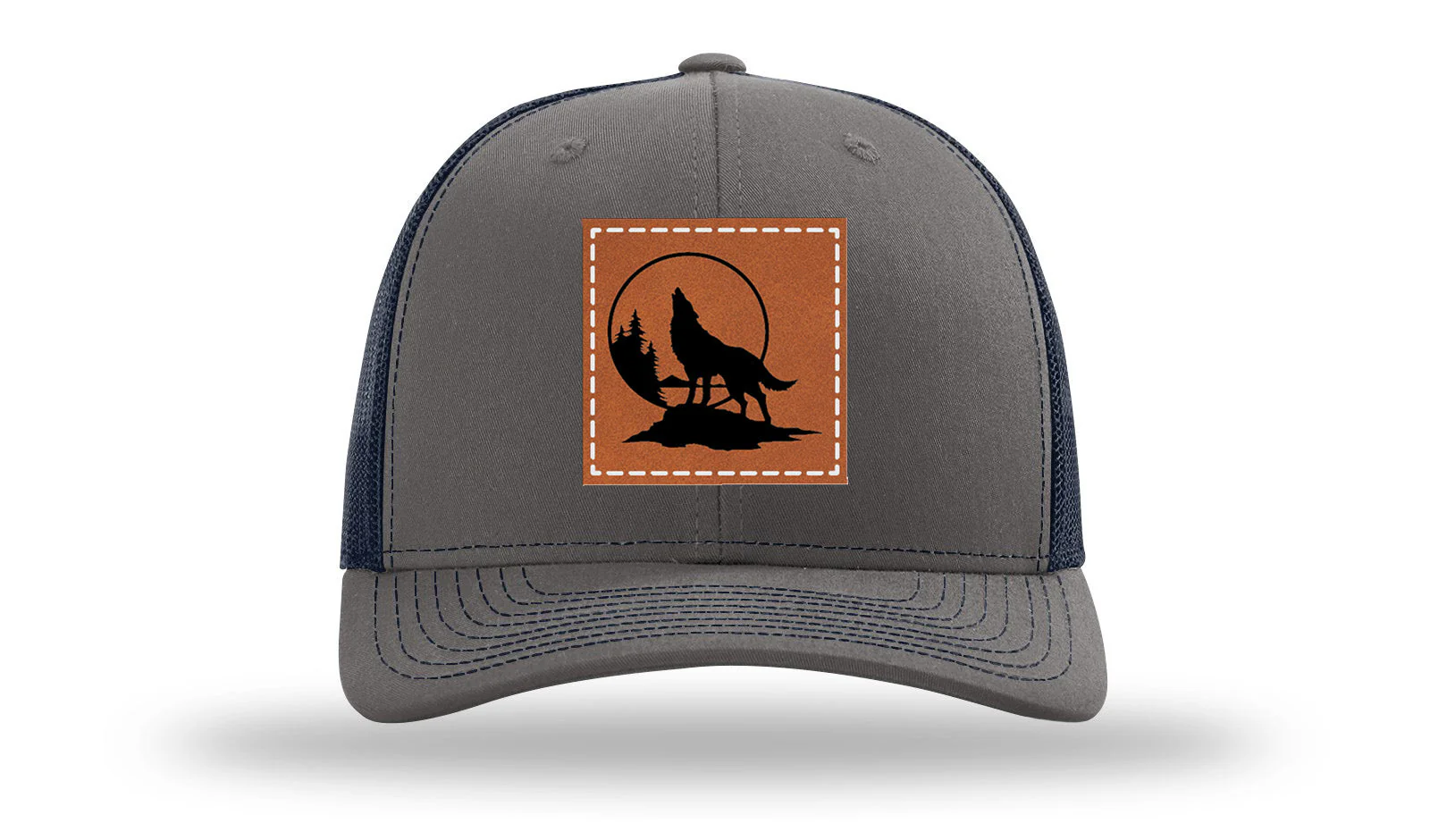 Wolf Leather Patch Richardson 112 Hat - Image 13