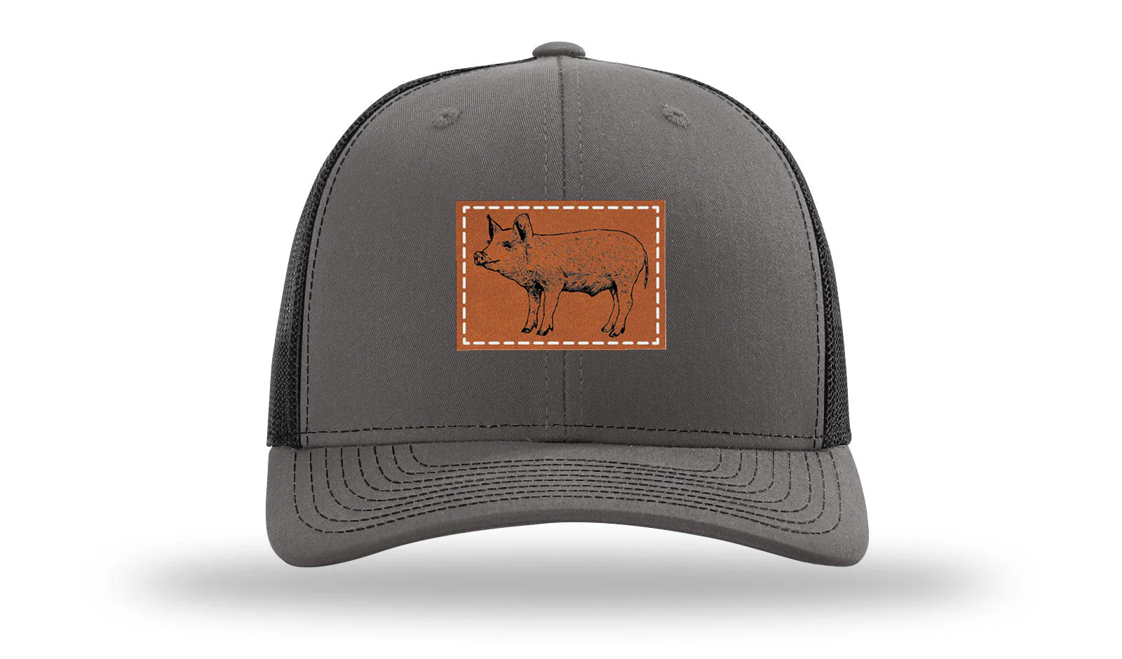 Pig Leather Patch Richardson 112 Hat - Image 11