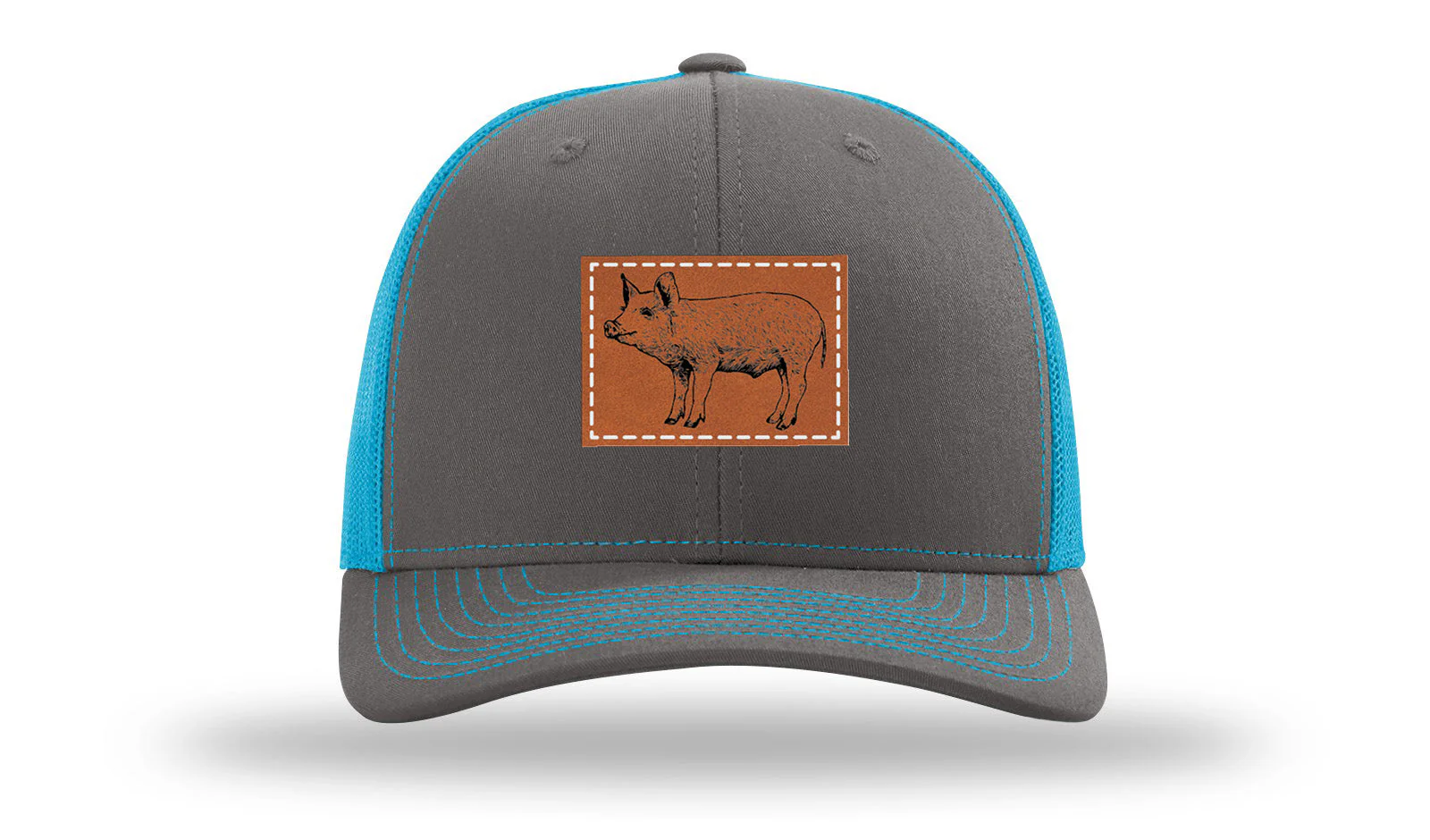 Pig Leather Patch Richardson 112 Hat - Image 14