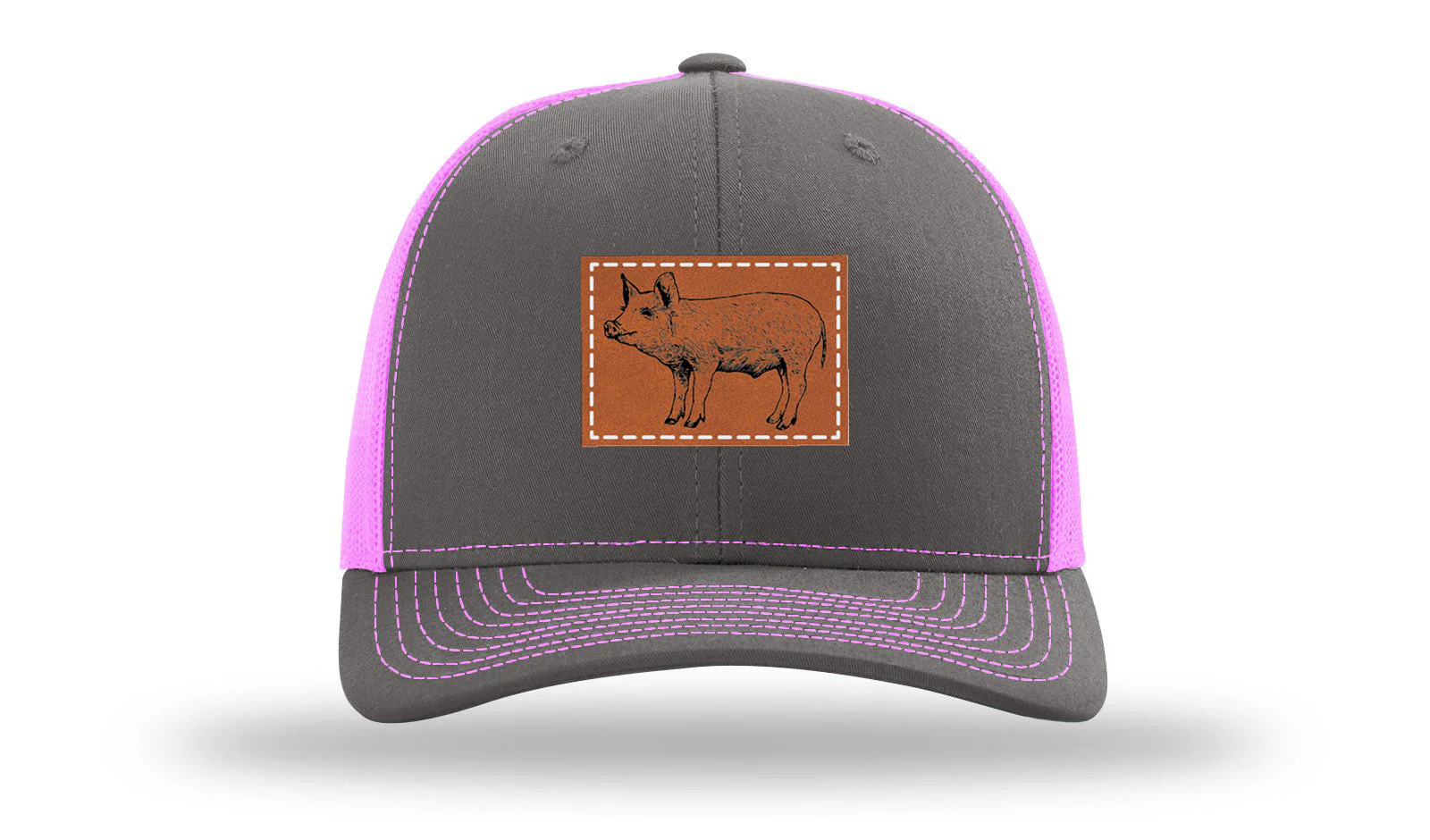 Pig Leather Patch Richardson 112 Hat - Image 15