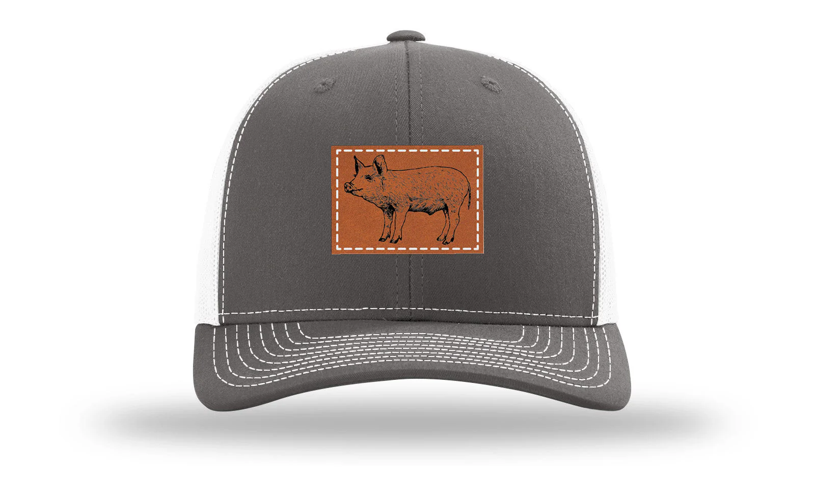 Pig Leather Patch Richardson 112 Hat - Image 16