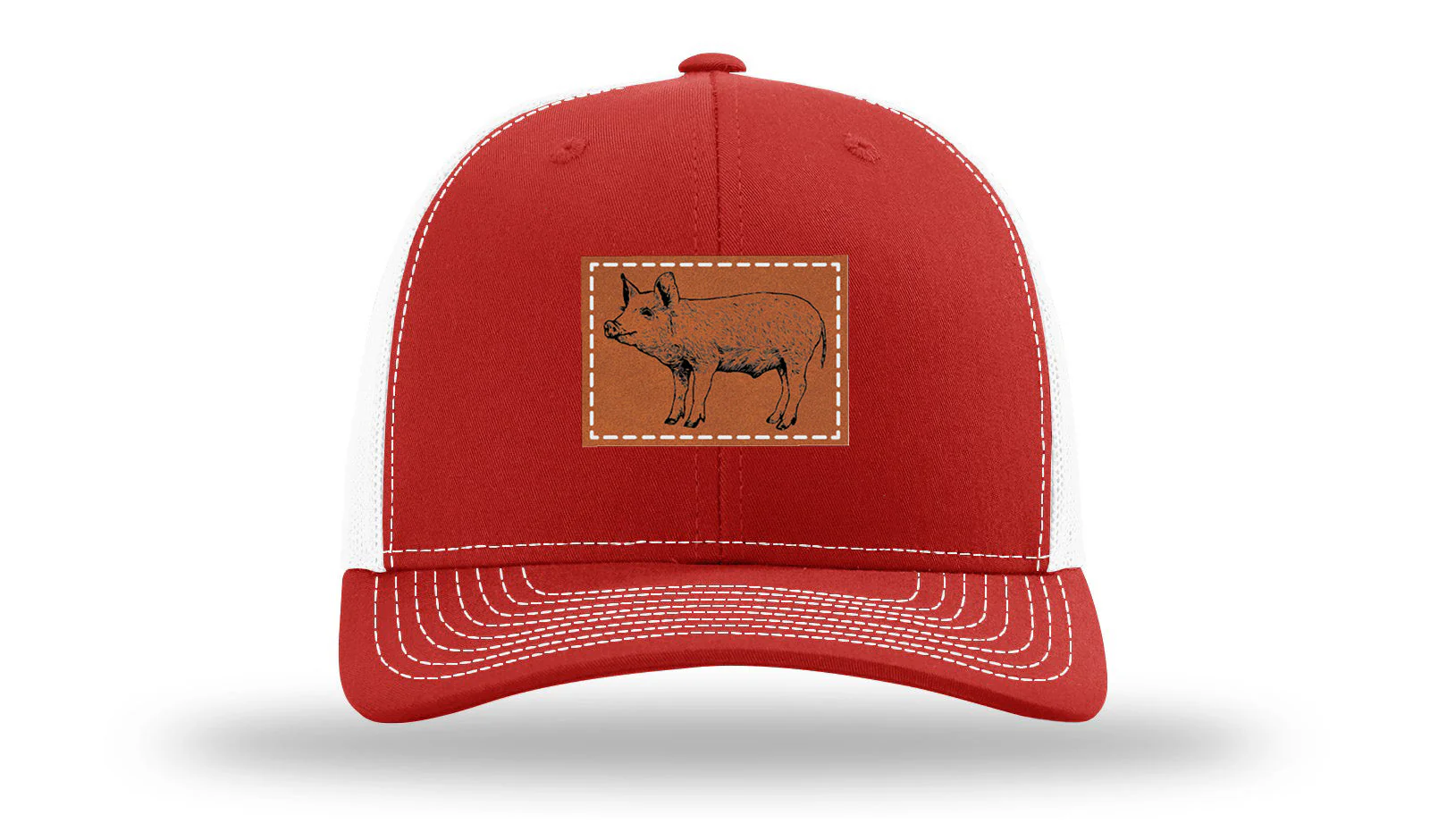 Pig Leather Patch Richardson 112 Hat - Image 31