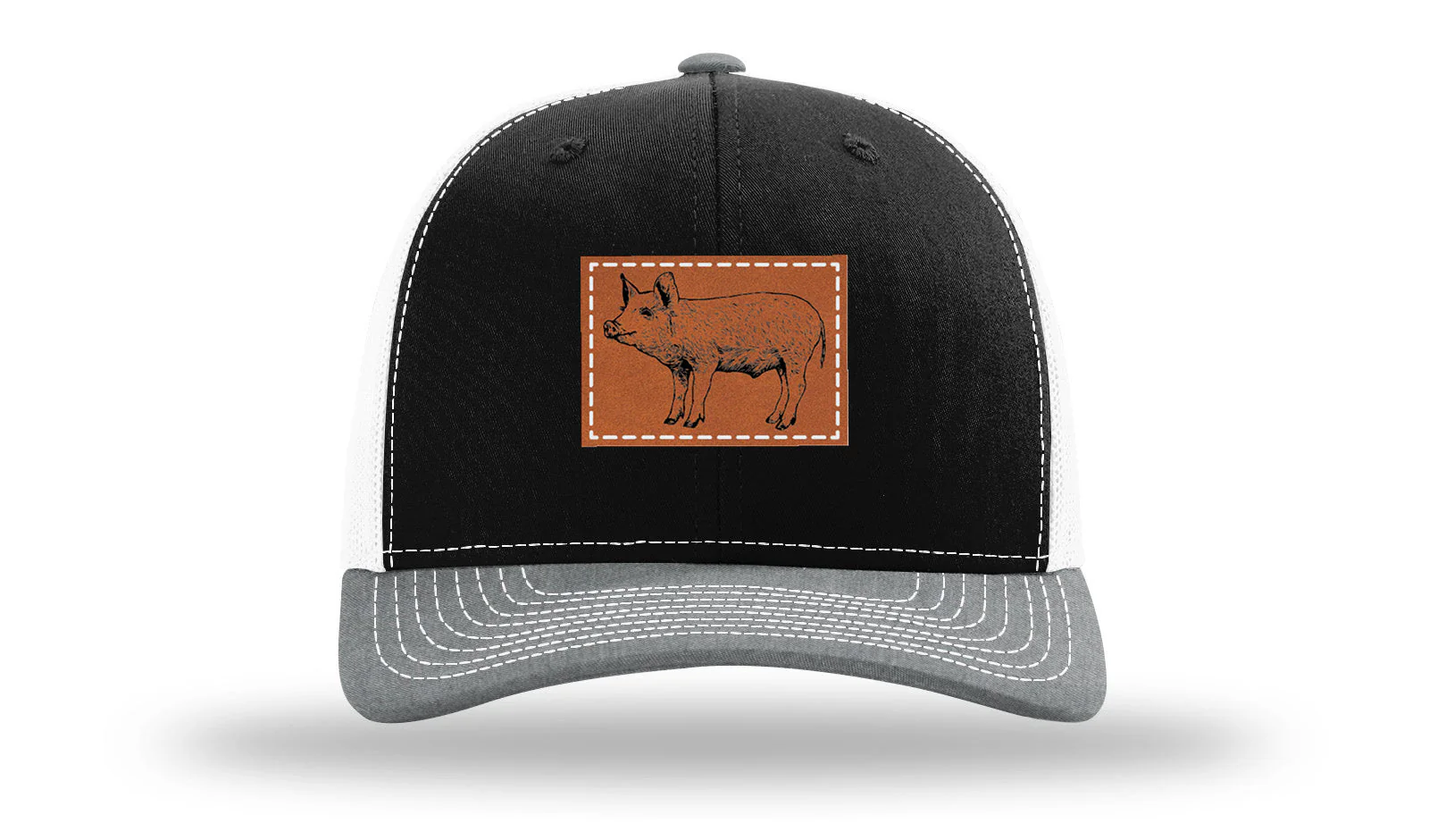 Pig Leather Patch Richardson 112 Hat - Image 33