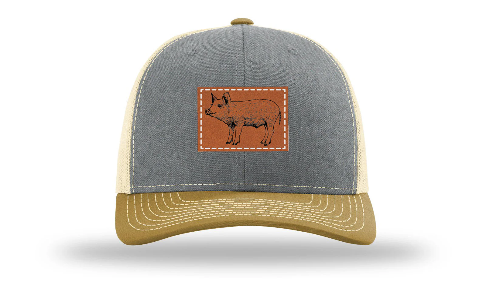 Pig Leather Patch Richardson 112 Hat - Image 37