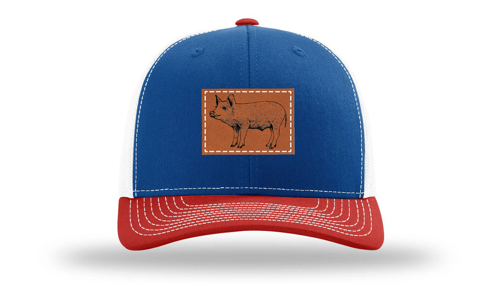 Pig Leather Patch Richardson 112 Hat - Image 42