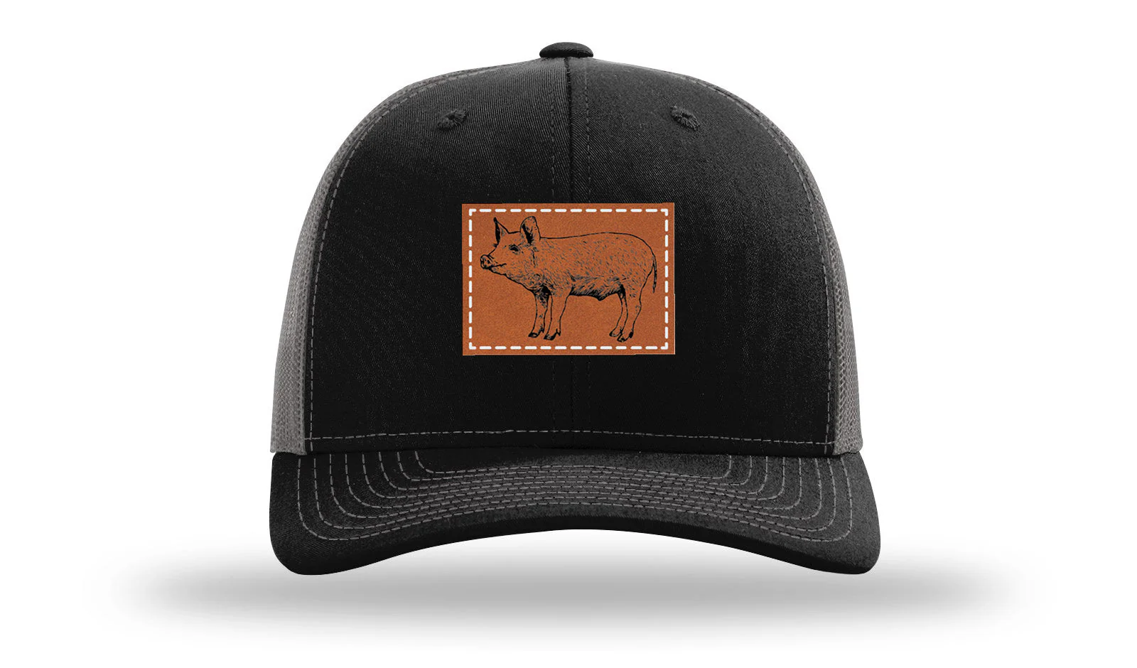 Pig Leather Patch Richardson 112 Hat - Image 6