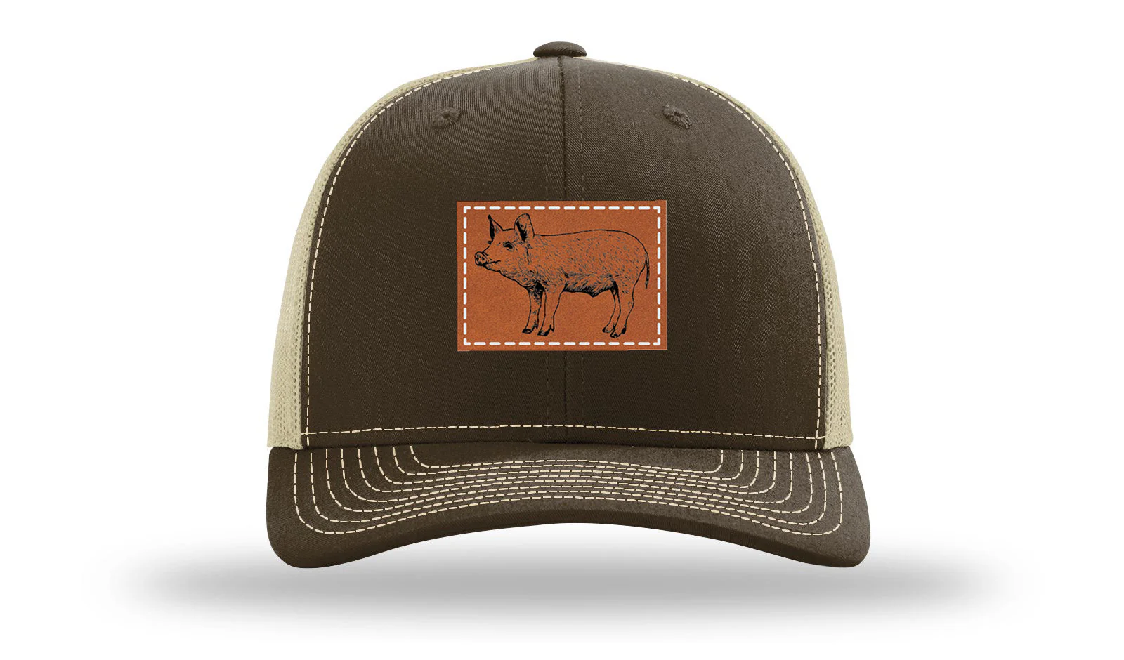 Pig Leather Patch Richardson 112 Hat - Image 8