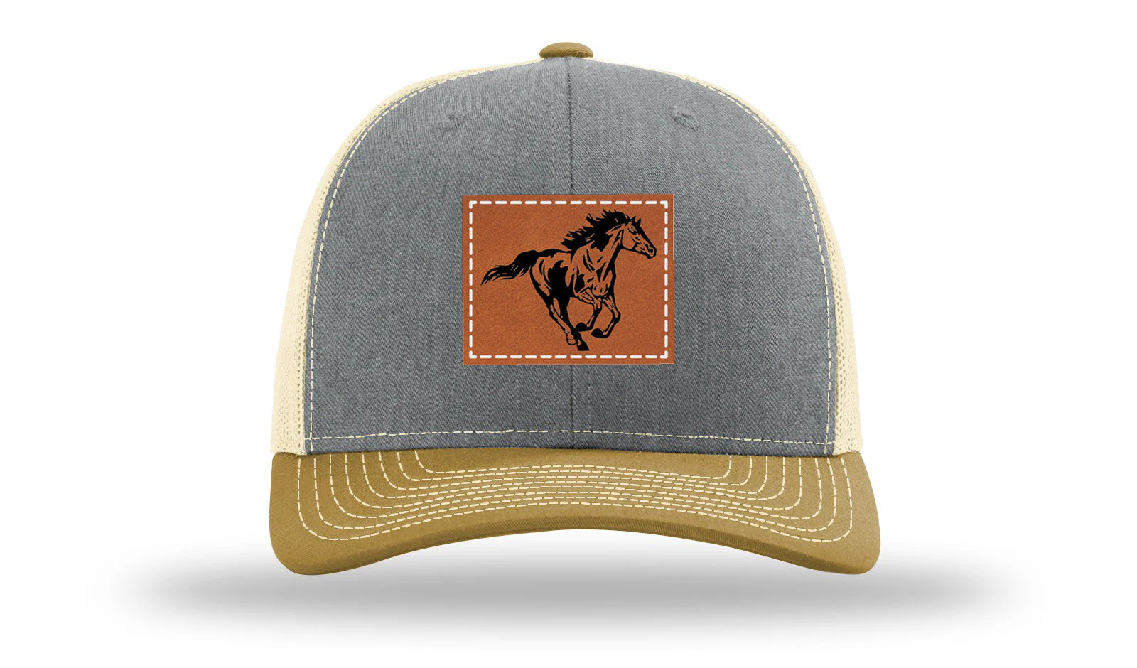 Horse 3 Leather Patch Richardson 112 Hat - Image 37