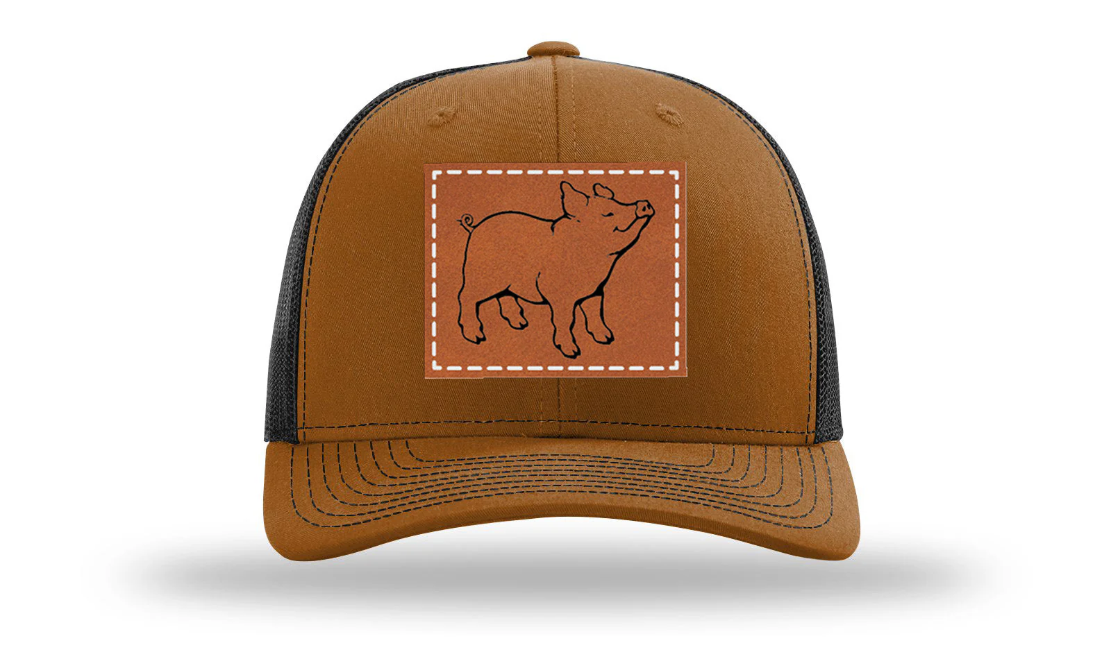 Pig Leather Patch Richardson 112 Hat - Image 10