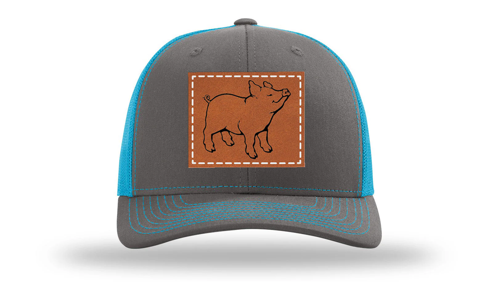 Pig Leather Patch Richardson 112 Hat - Image 14
