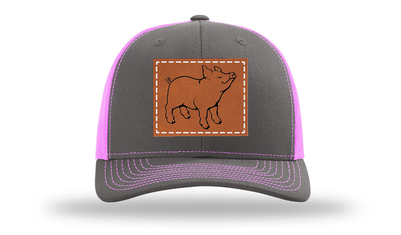 Pig Leather Patch Richardson 112 Hat - Image 15