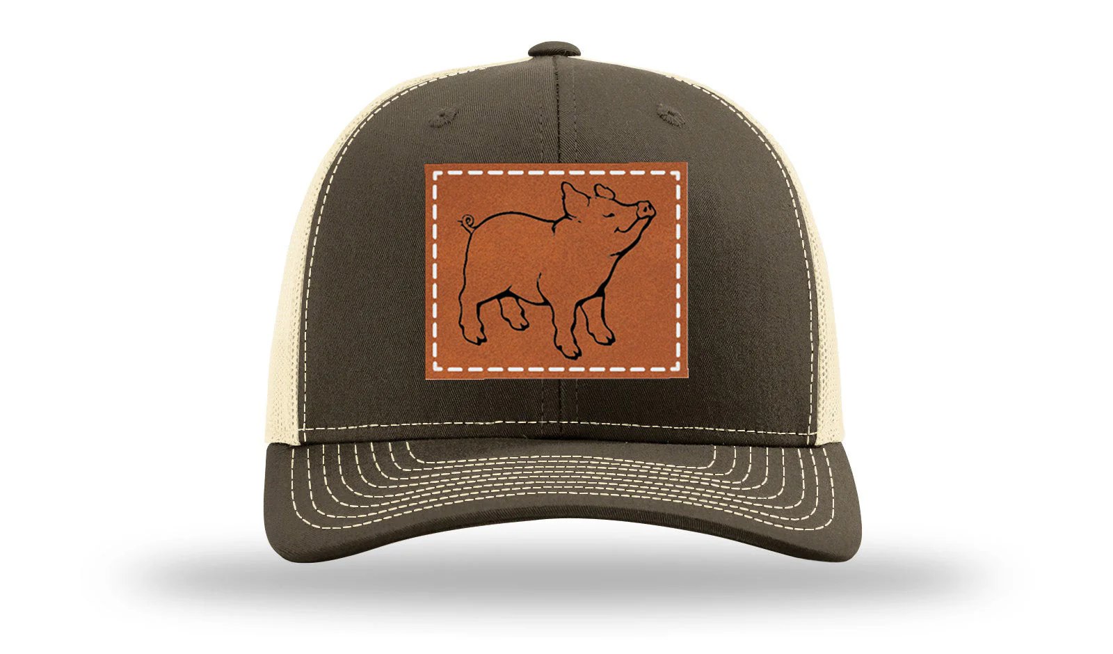 Pig Leather Patch Richardson 112 Hat - Image 17