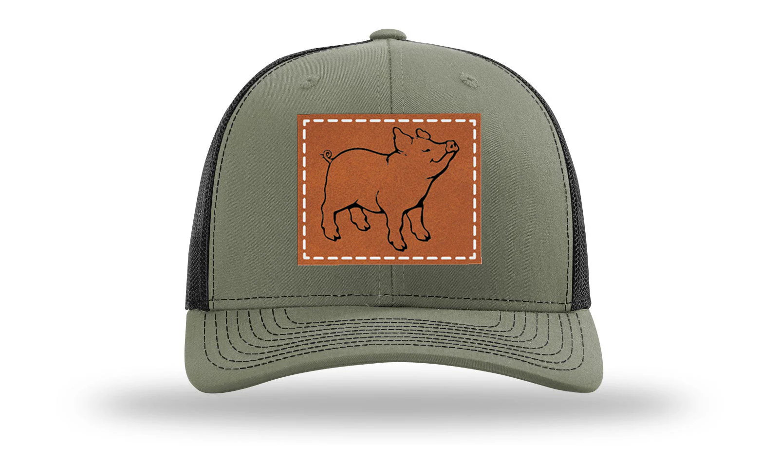 Pig Leather Patch Richardson 112 Hat - Image 25